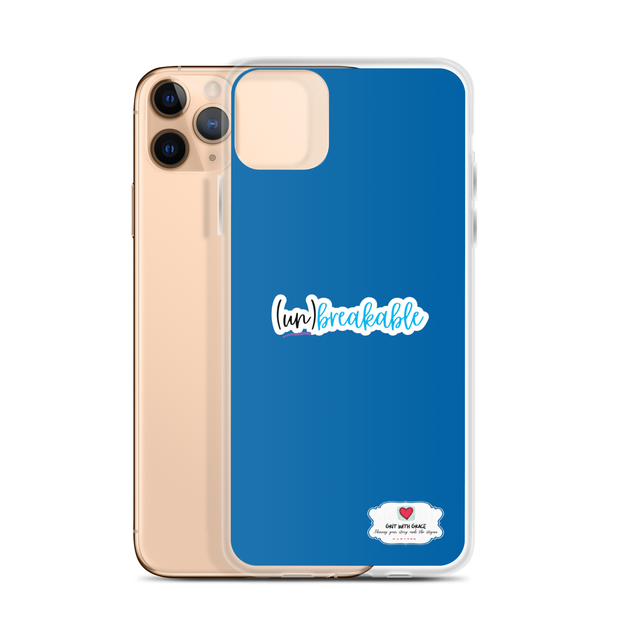 Grit with Grace Protective Clear iPhone Case