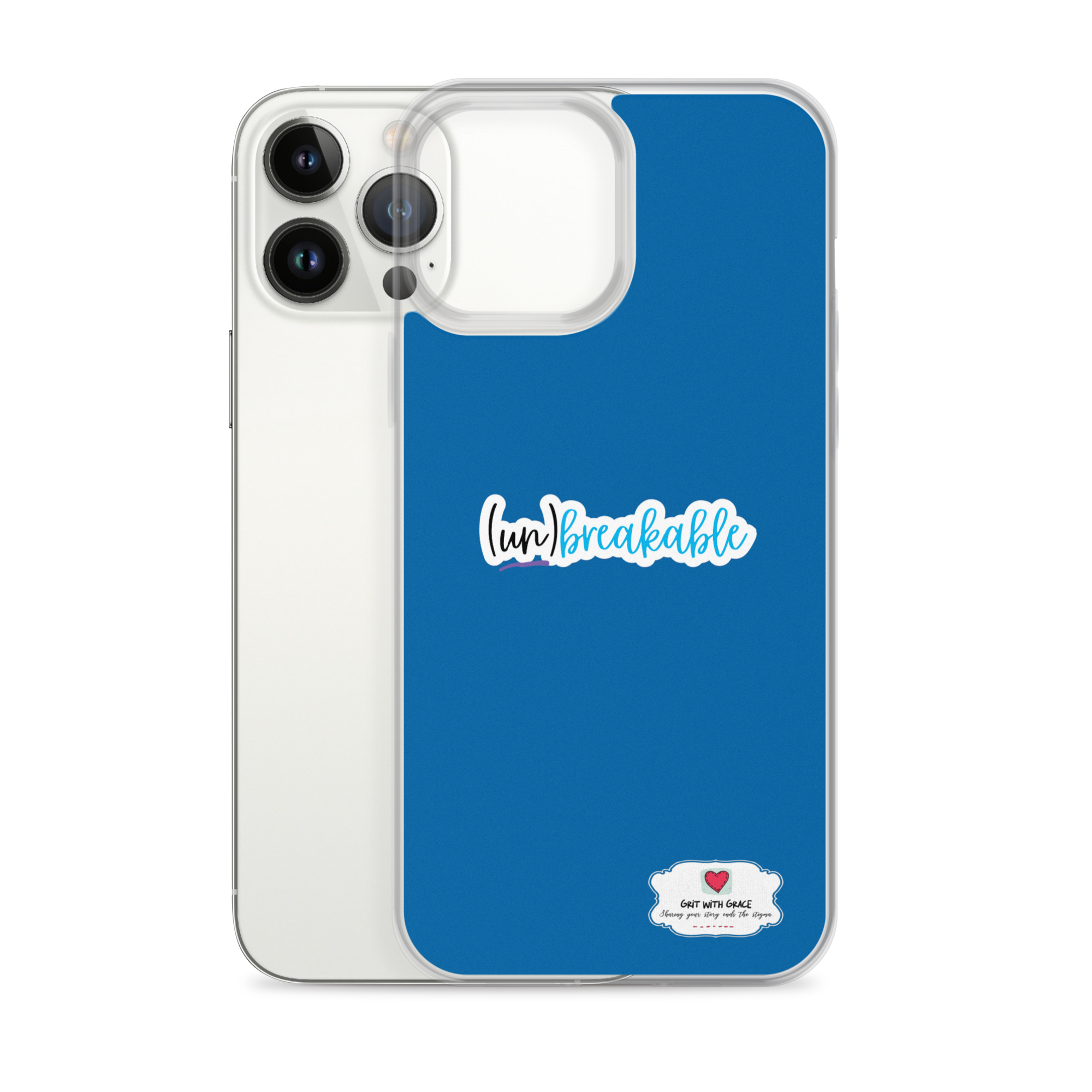 Grit with Grace Protective Clear iPhone Case
