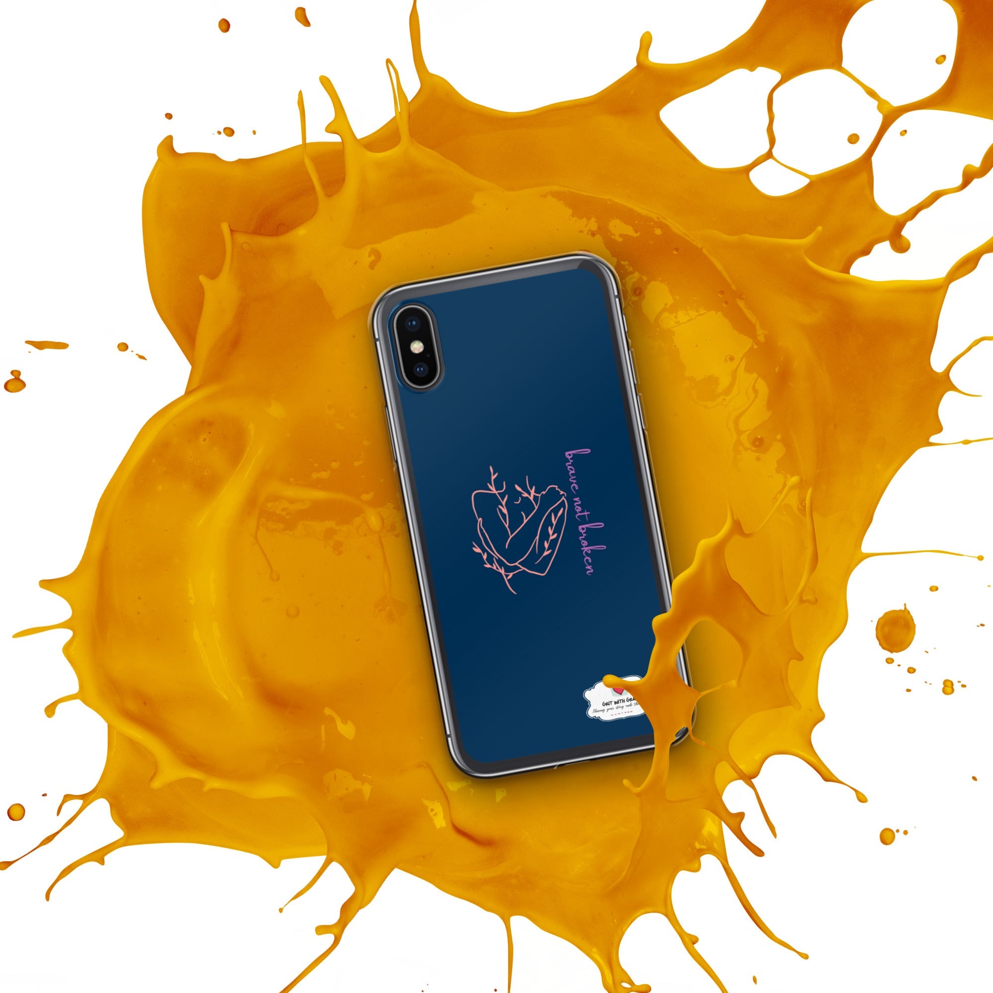 Grit with Grace Protective Clear iPhone Case