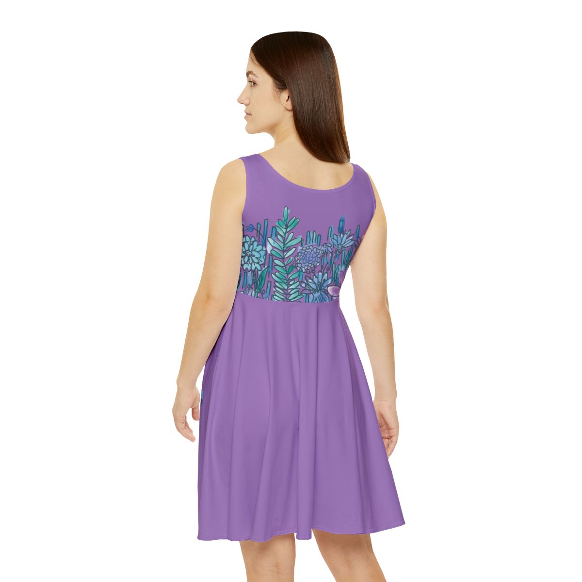 Scene Stealer Lavender Skater Dress