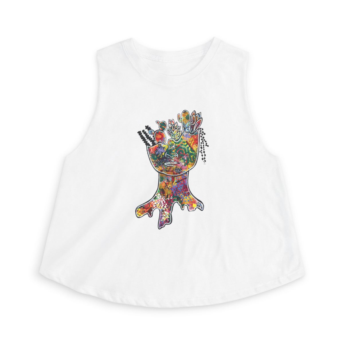 Scene Stealer Growth is a Mindset Crop Top