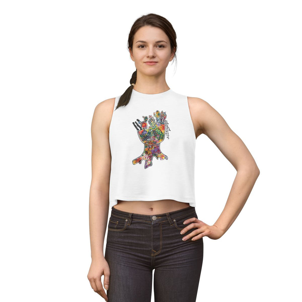 Scene Stealer Growth is a Mindset Crop Top
