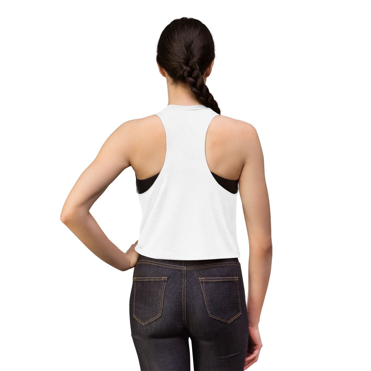 Scene Stealer Growth is a Mindset Crop Top