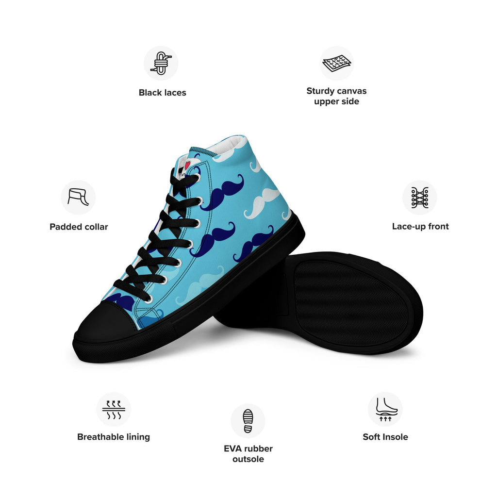 Cool Dad's Commuter Stye Men's High Top Sneakers