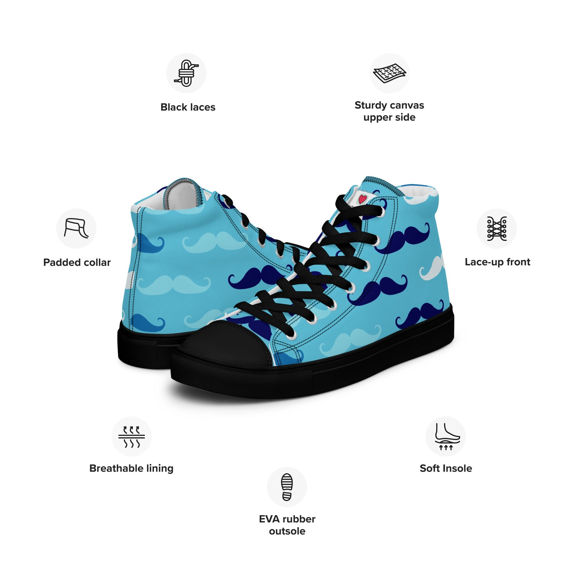 Cool Dad's Commuter Stye Men's High Top Sneakers