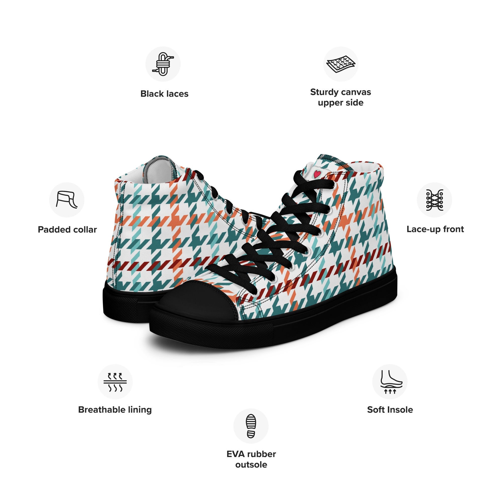 Cool Dad's Commuter Stye Men's High Top Sneakers