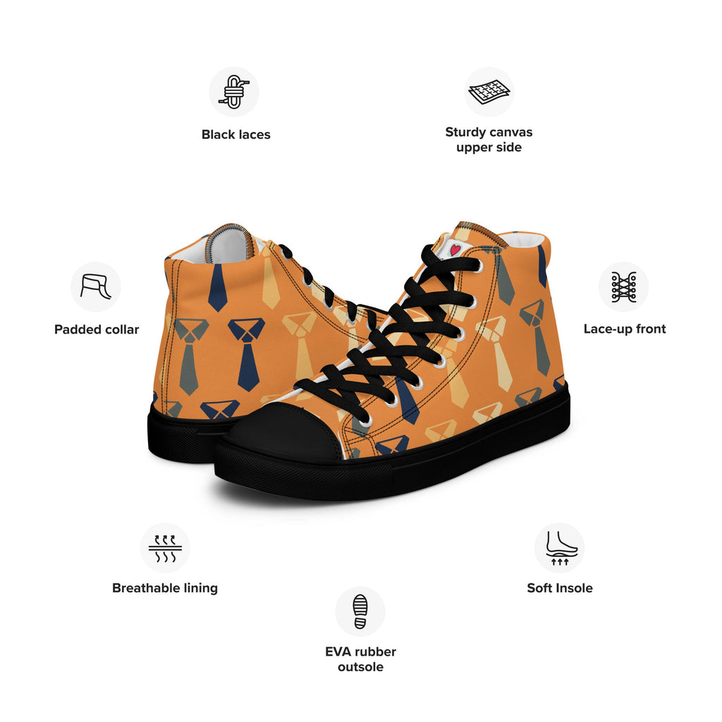 Cool Dad's Commuter Stye Men's High Top Sneakers