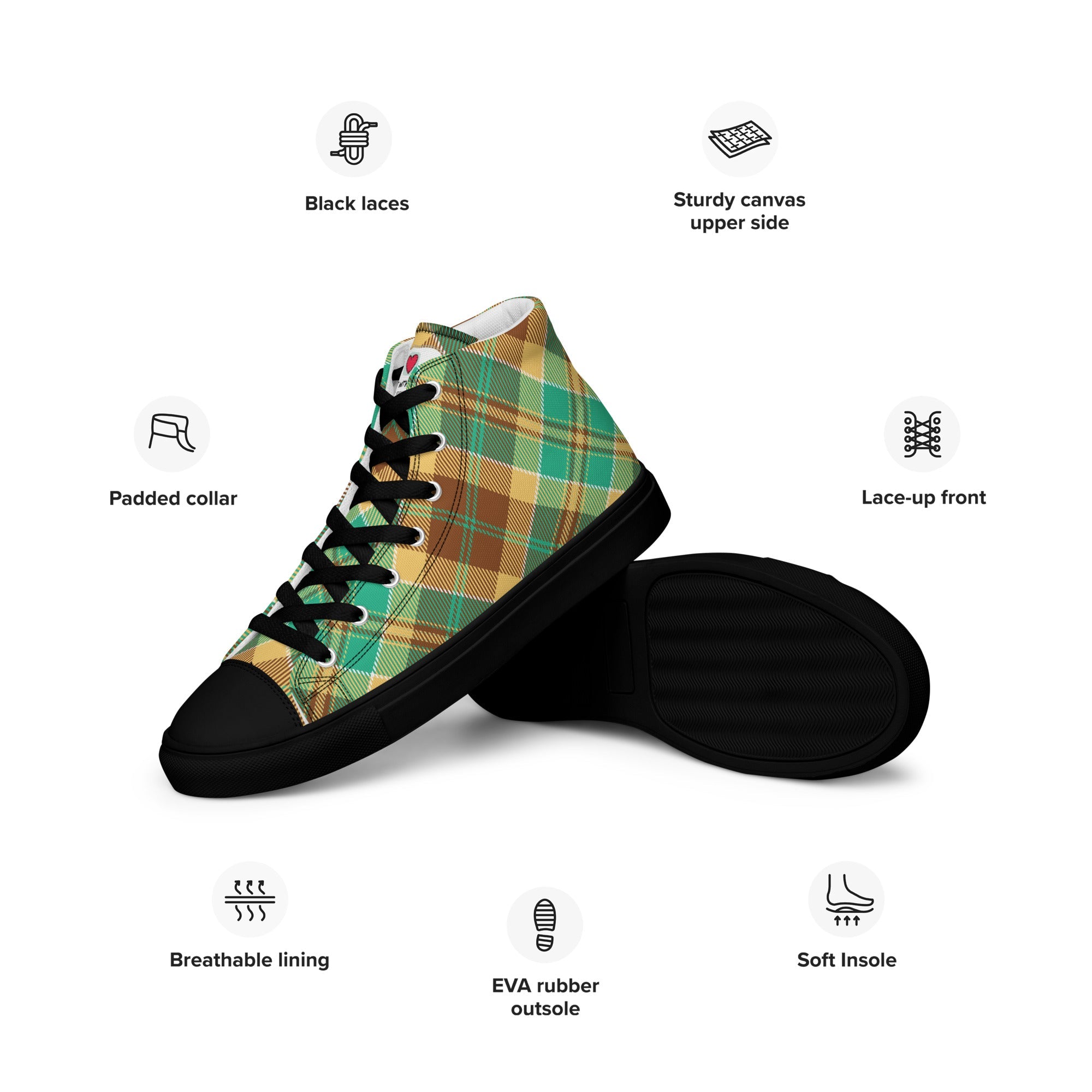 Cool Dad's Commuter Stye Men's High Top Sneakers