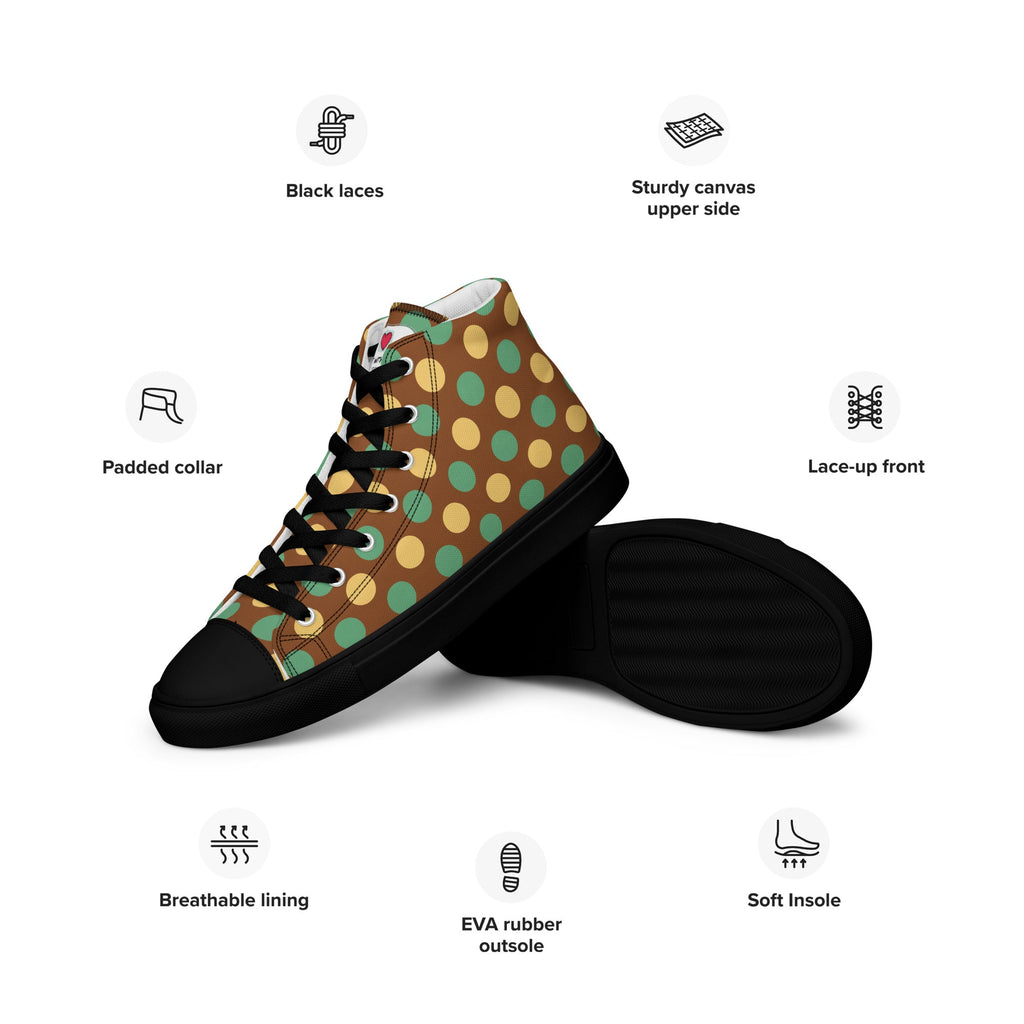 Cool Dad's Commuter Stye Men's High Top Sneakers
