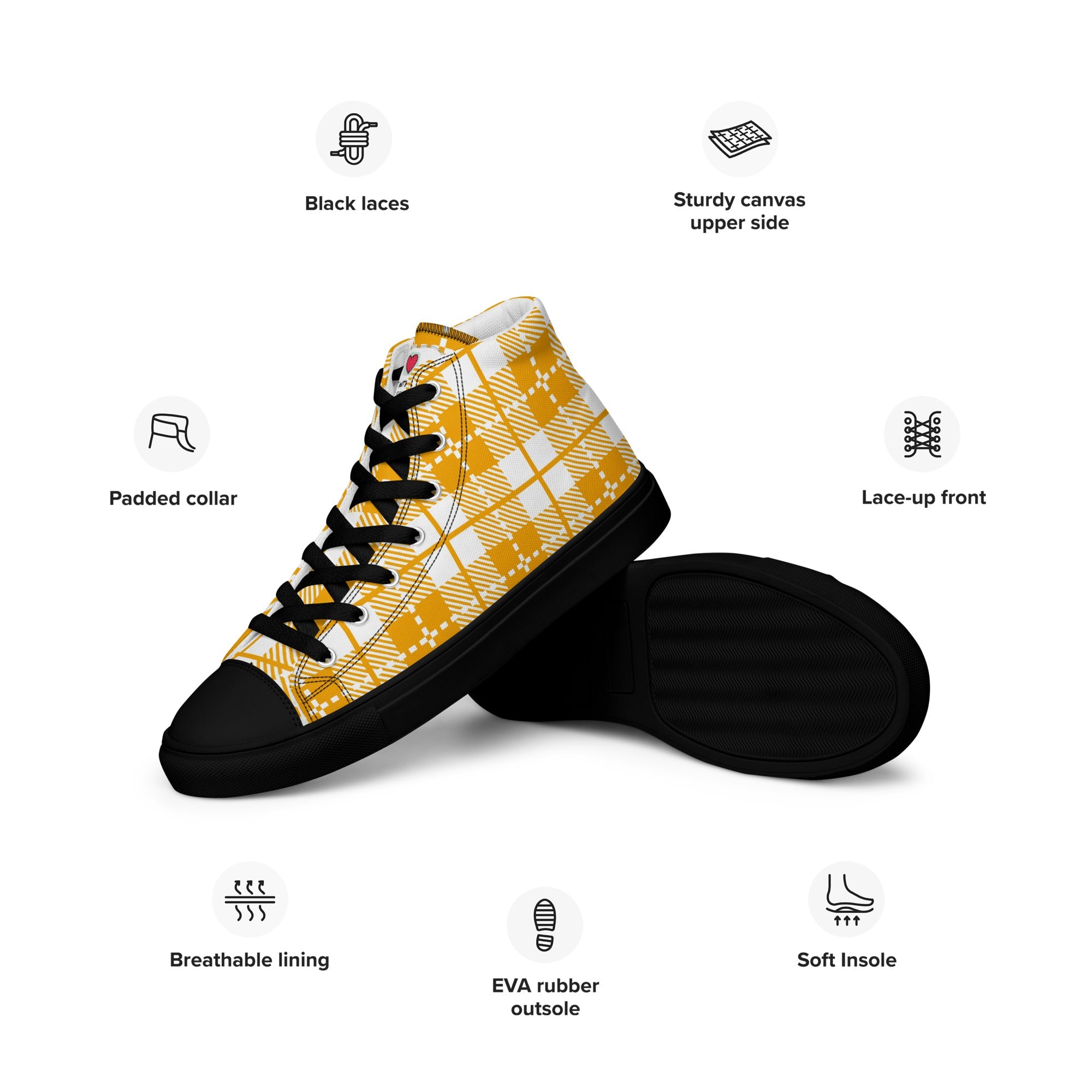 Cool Dad's Commuter Stye Men's High Top Sneakers