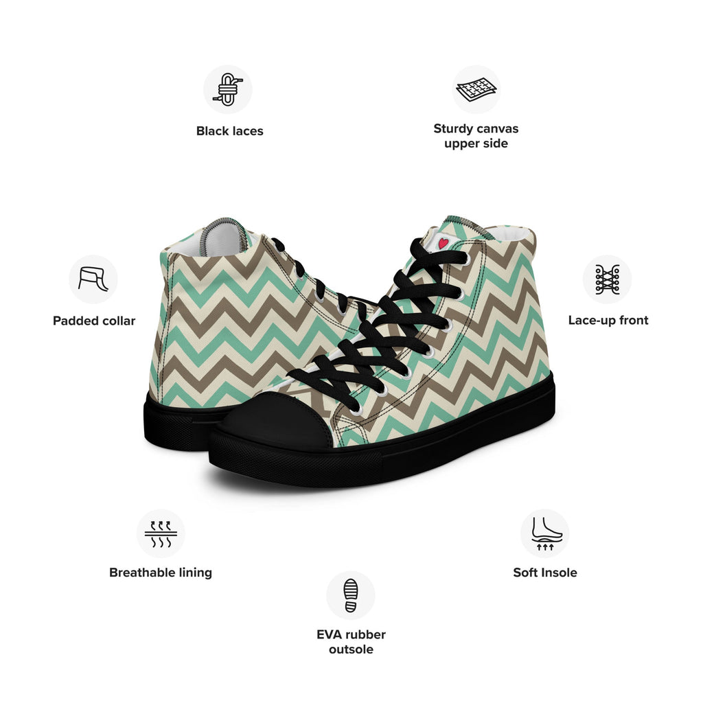 Cool Dad's Commuter Stye Men's High Top Sneakers