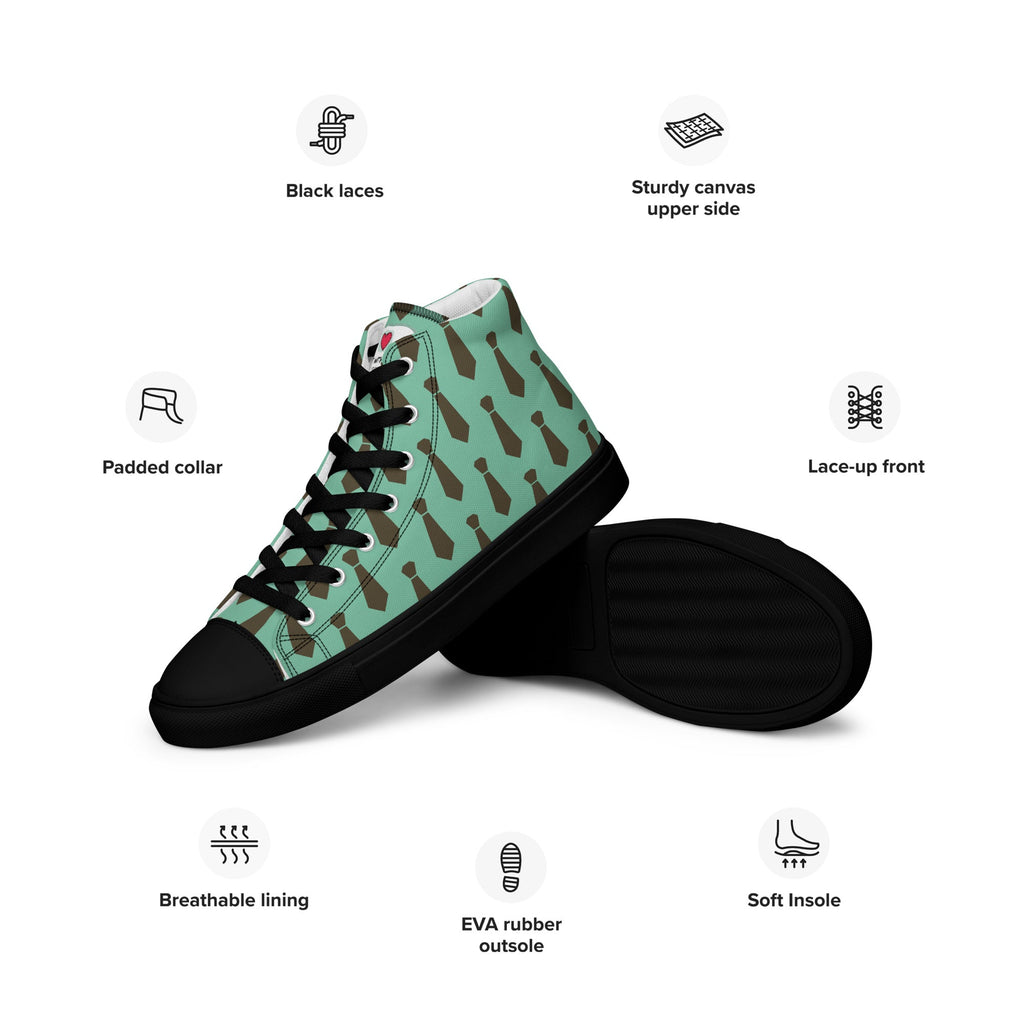 Cool Dad's Commuter Stye Men's High Top Sneakers