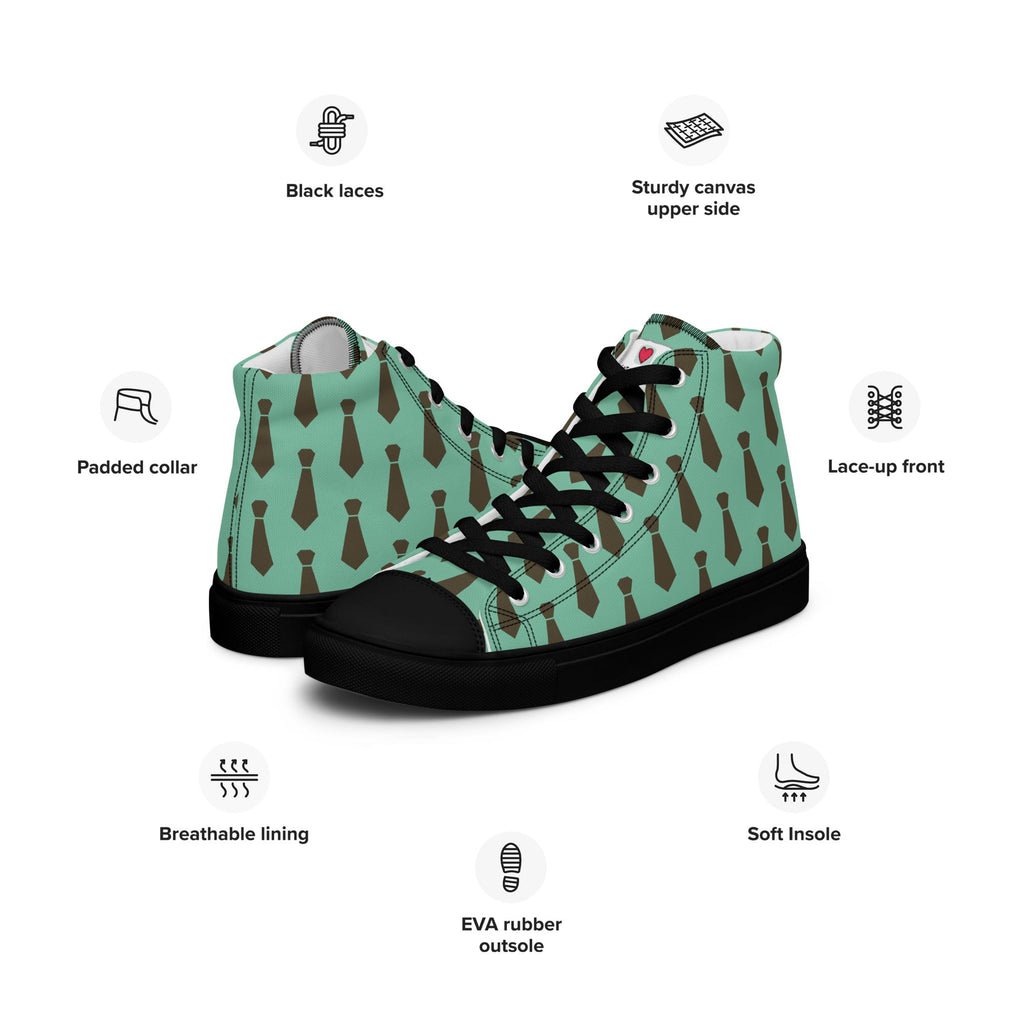 Cool Dad's Commuter Stye Men's High Top Sneakers