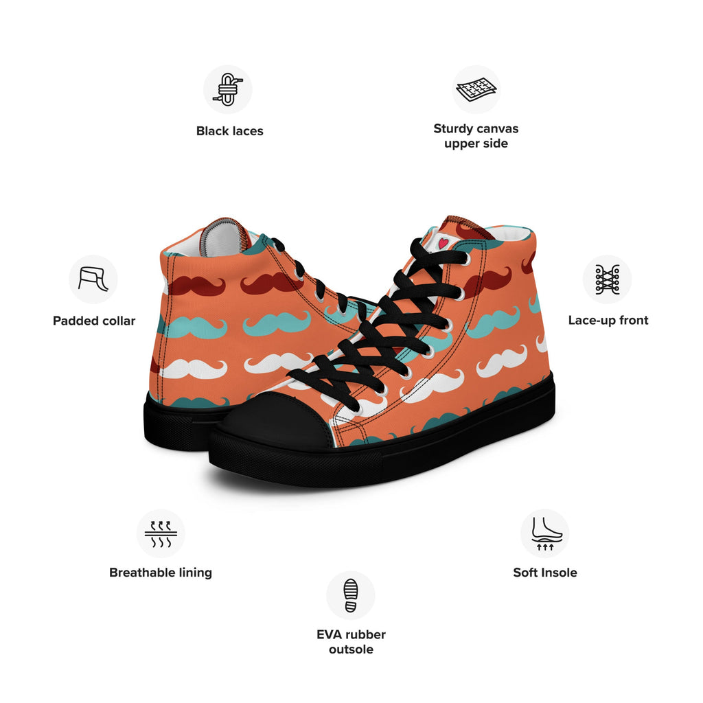 Cool Dad's Commuter Stye Men's High Top Sneakers