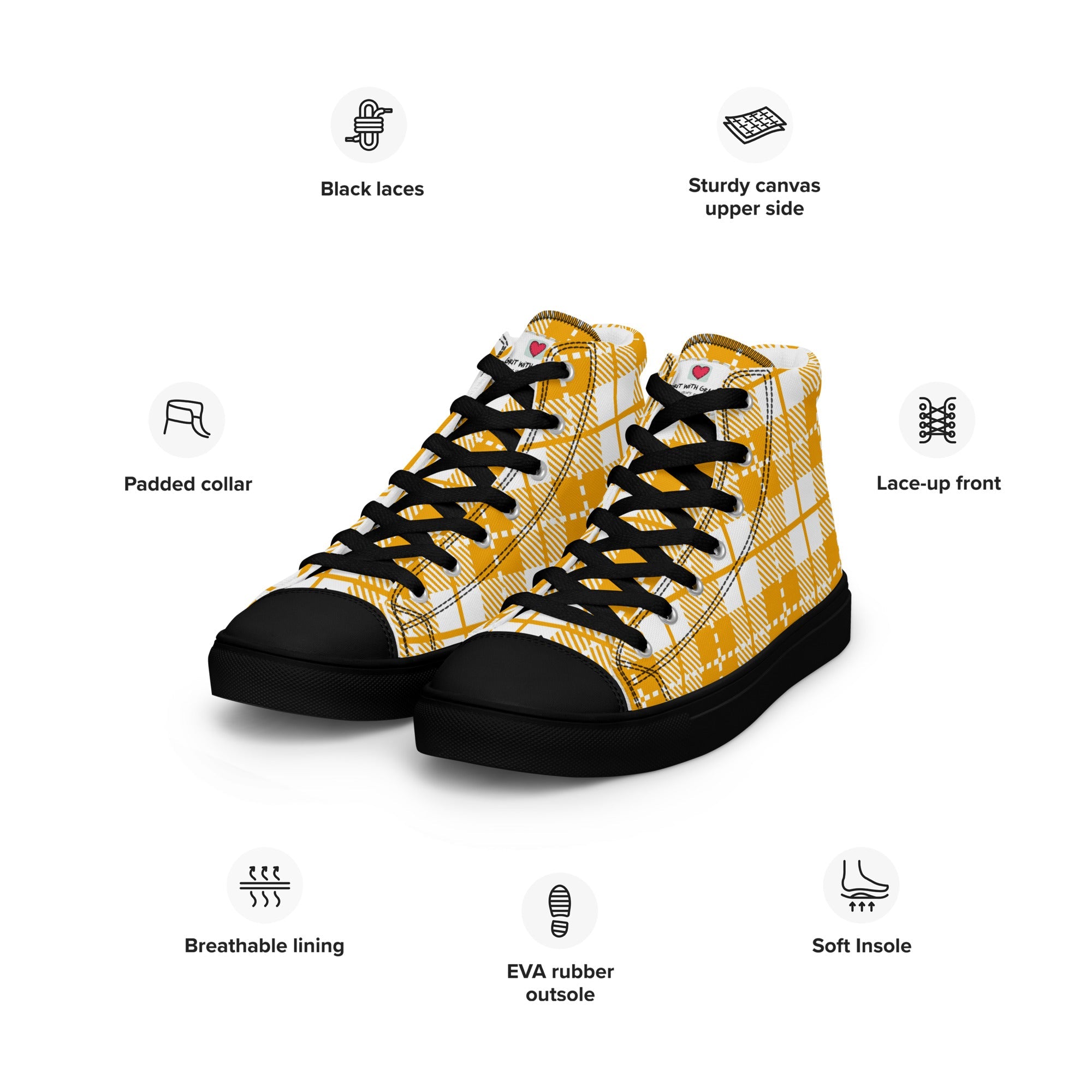Cool Dad's Commuter Stye Men's High Top Sneakers