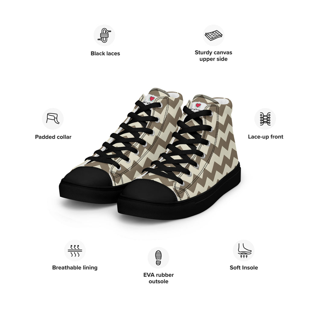 Cool Dad's Commuter Stye Men's High Top Sneakers