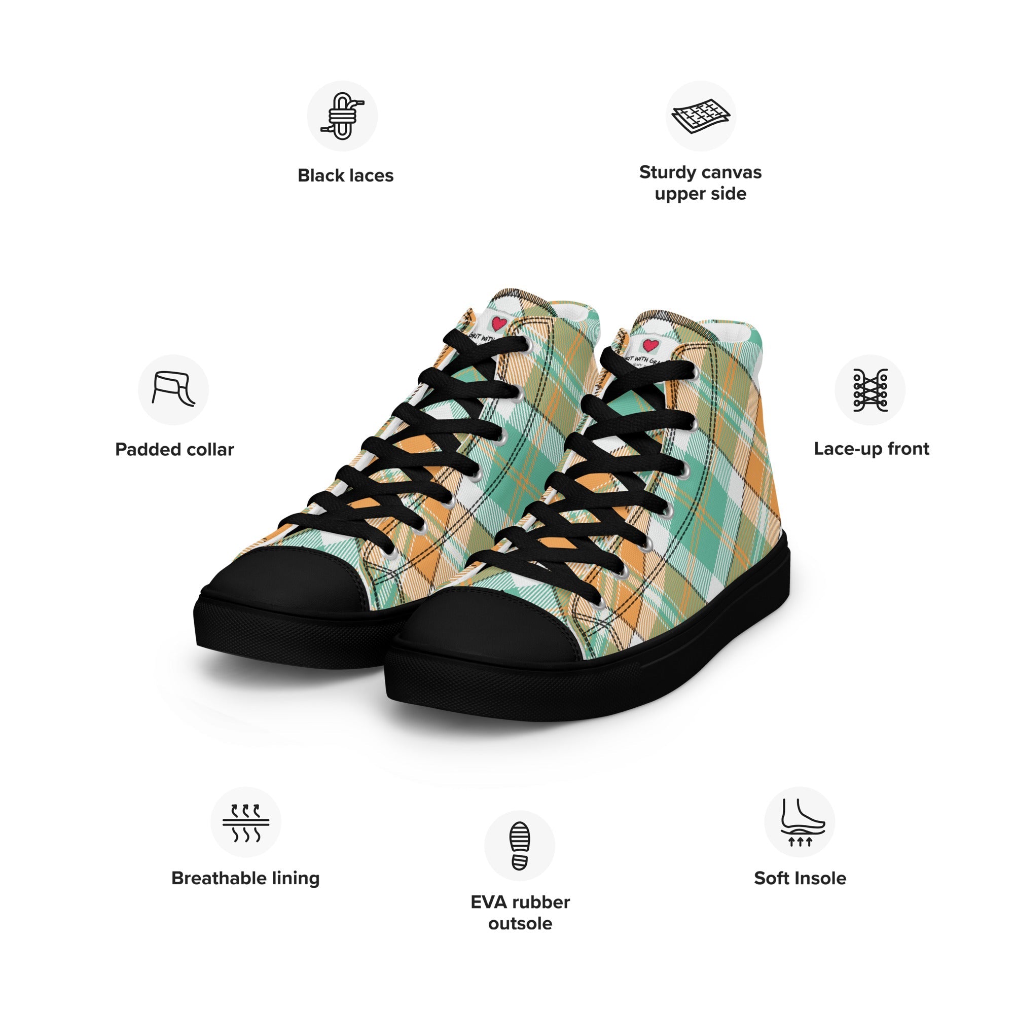 Cool Dad's Commuter Stye Men's High Top Sneakers