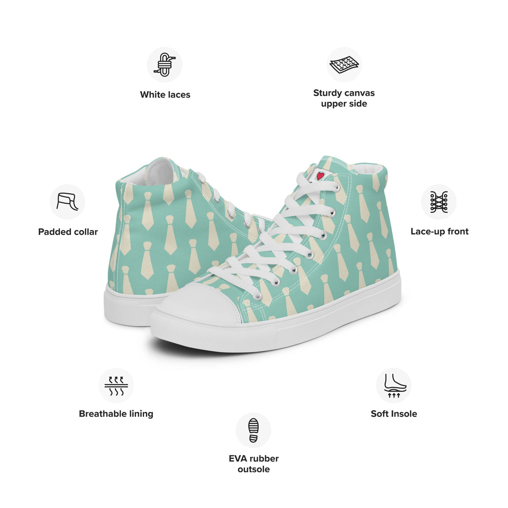 Cool Dad's Commuter Stye Men's High Top Sneakers
