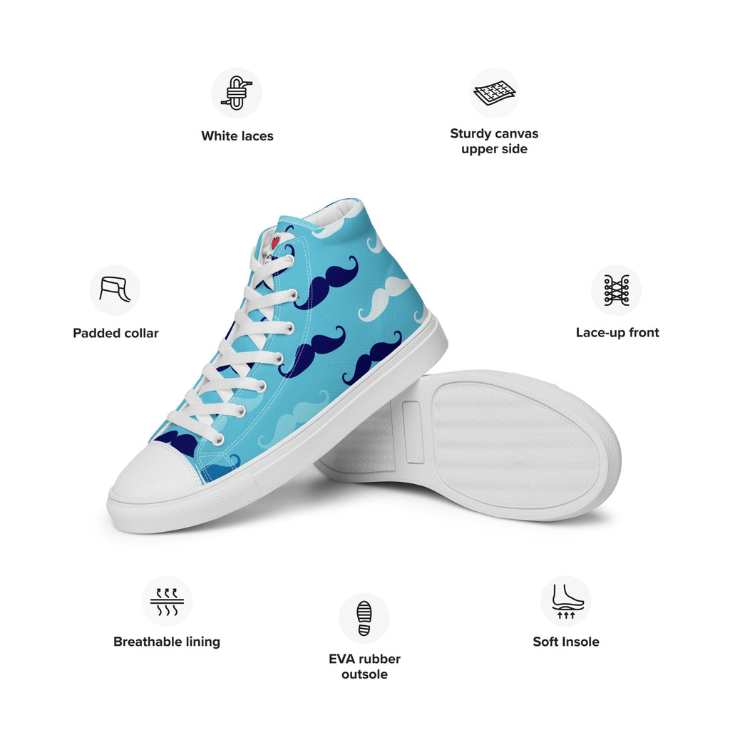 Cool Dad's Commuter Stye Men's High Top Sneakers