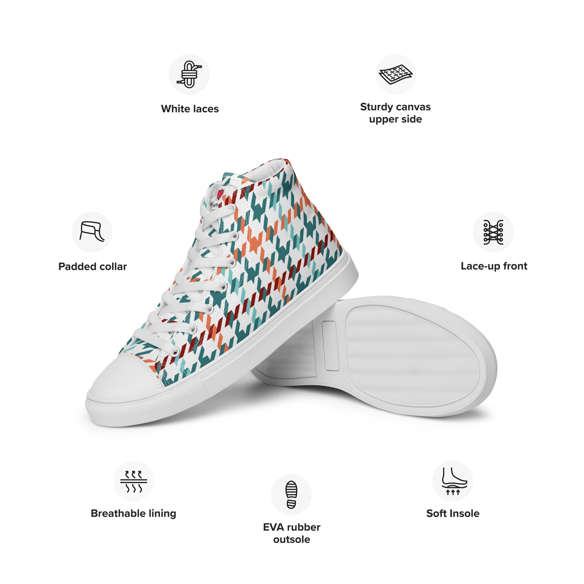 Cool Dad's Commuter Stye Men's High Top Sneakers
