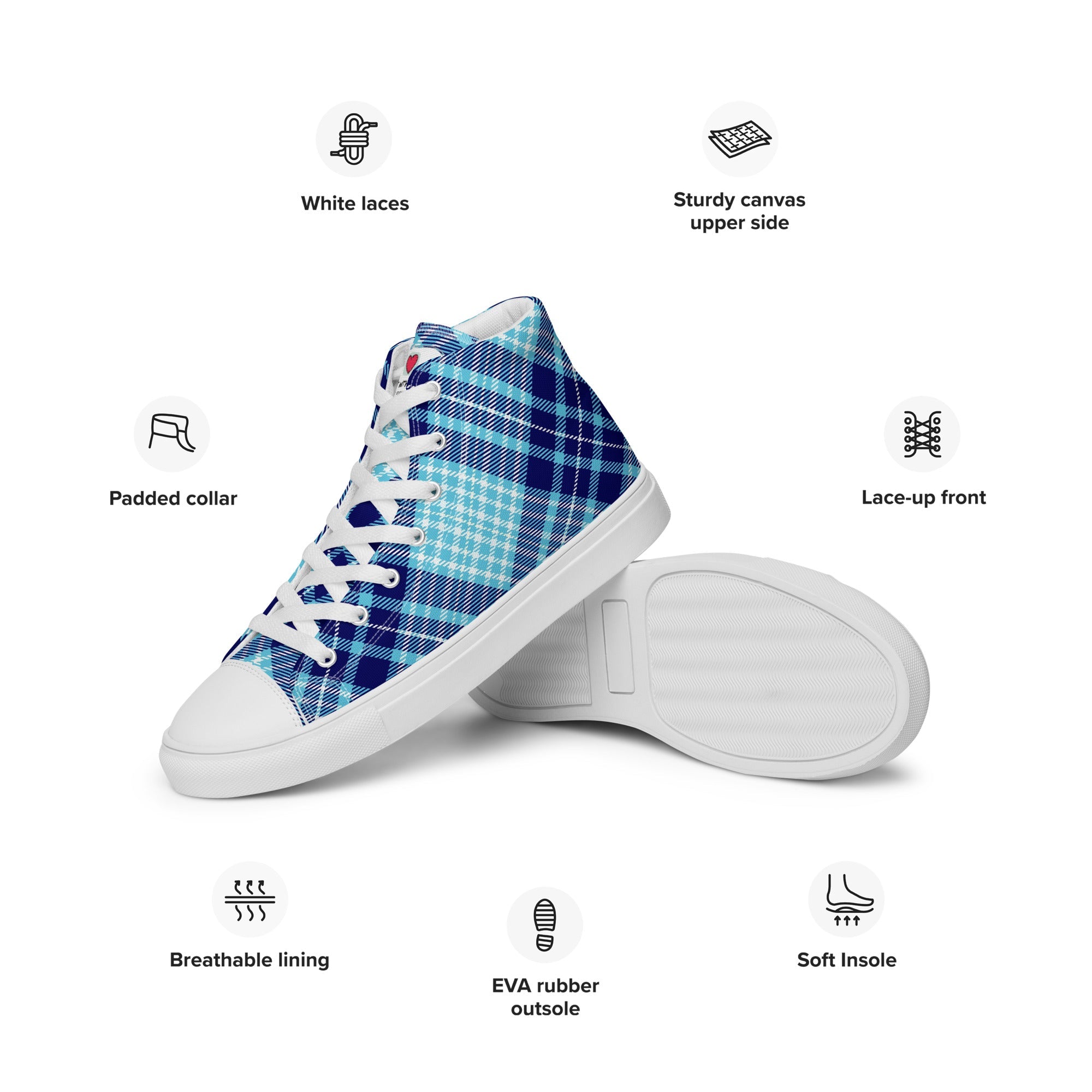 Cool Dad's Commuter Stye Men's High Top Sneakers