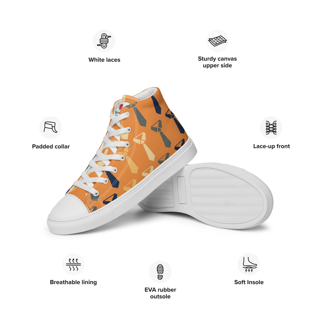 Cool Dad's Commuter Stye Men's High Top Sneakers