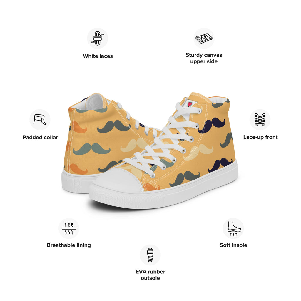 Cool Dad's Commuter Stye Men's High Top Sneakers