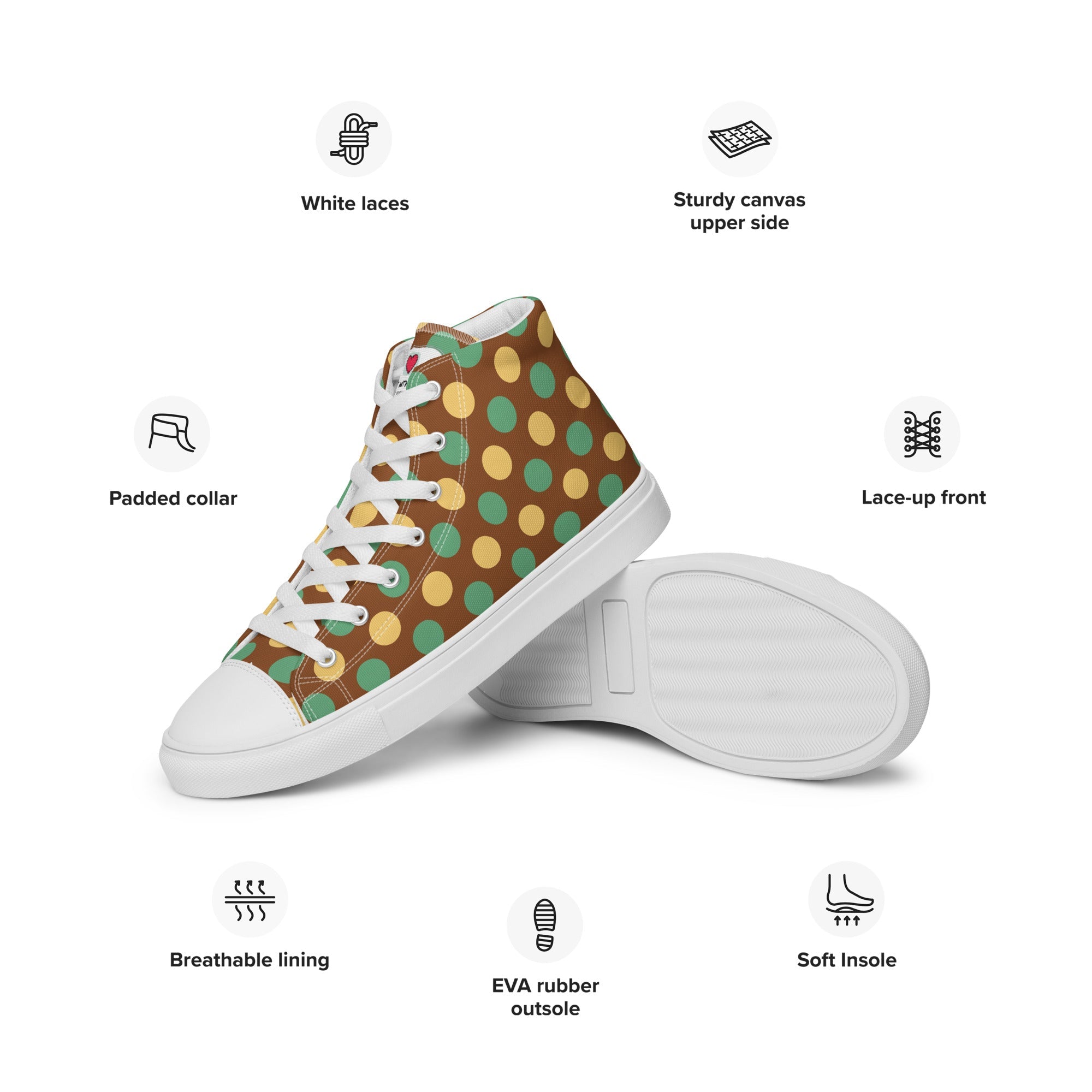 Cool Dad's Commuter Stye Men's High Top Sneakers