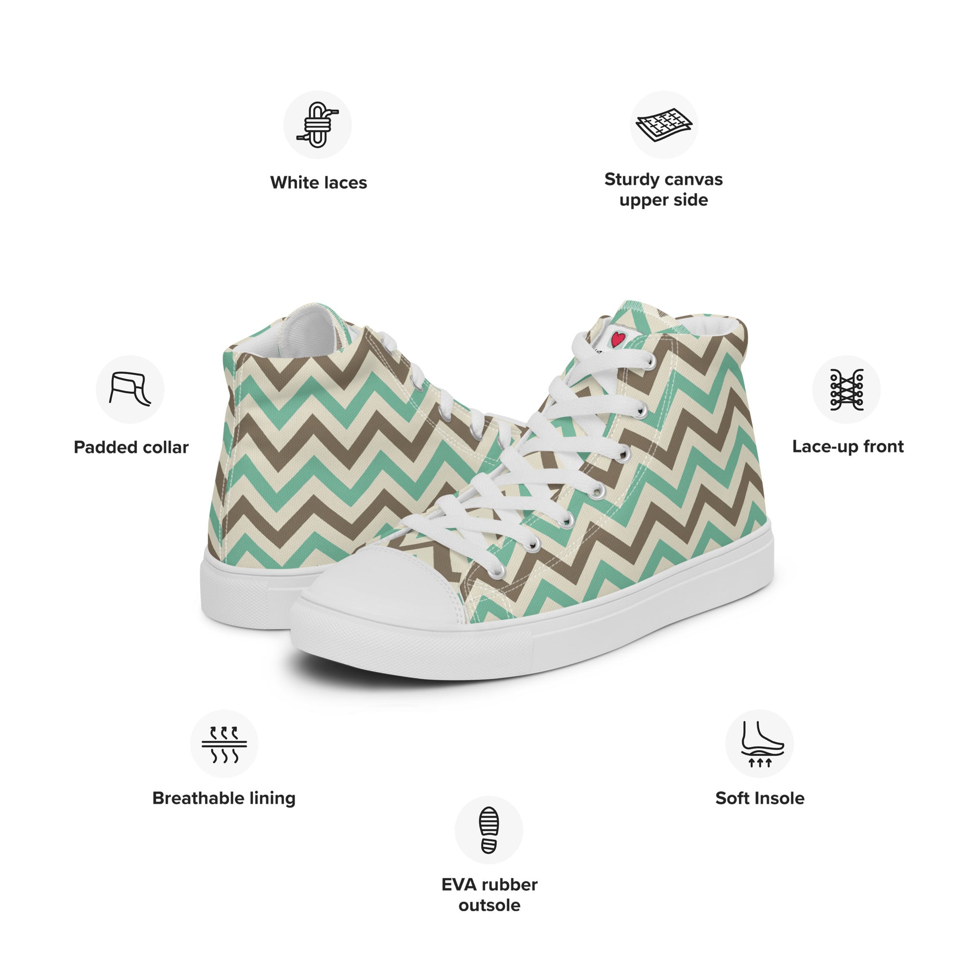 Cool Dad's Commuter Stye Men's High Top Sneakers