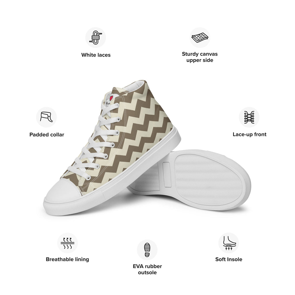 Cool Dad's Commuter Stye Men's High Top Sneakers
