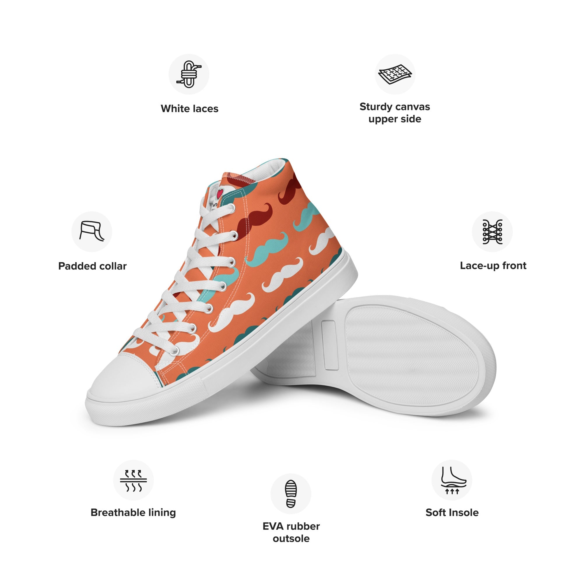 Cool Dad's Commuter Stye Men's High Top Sneakers