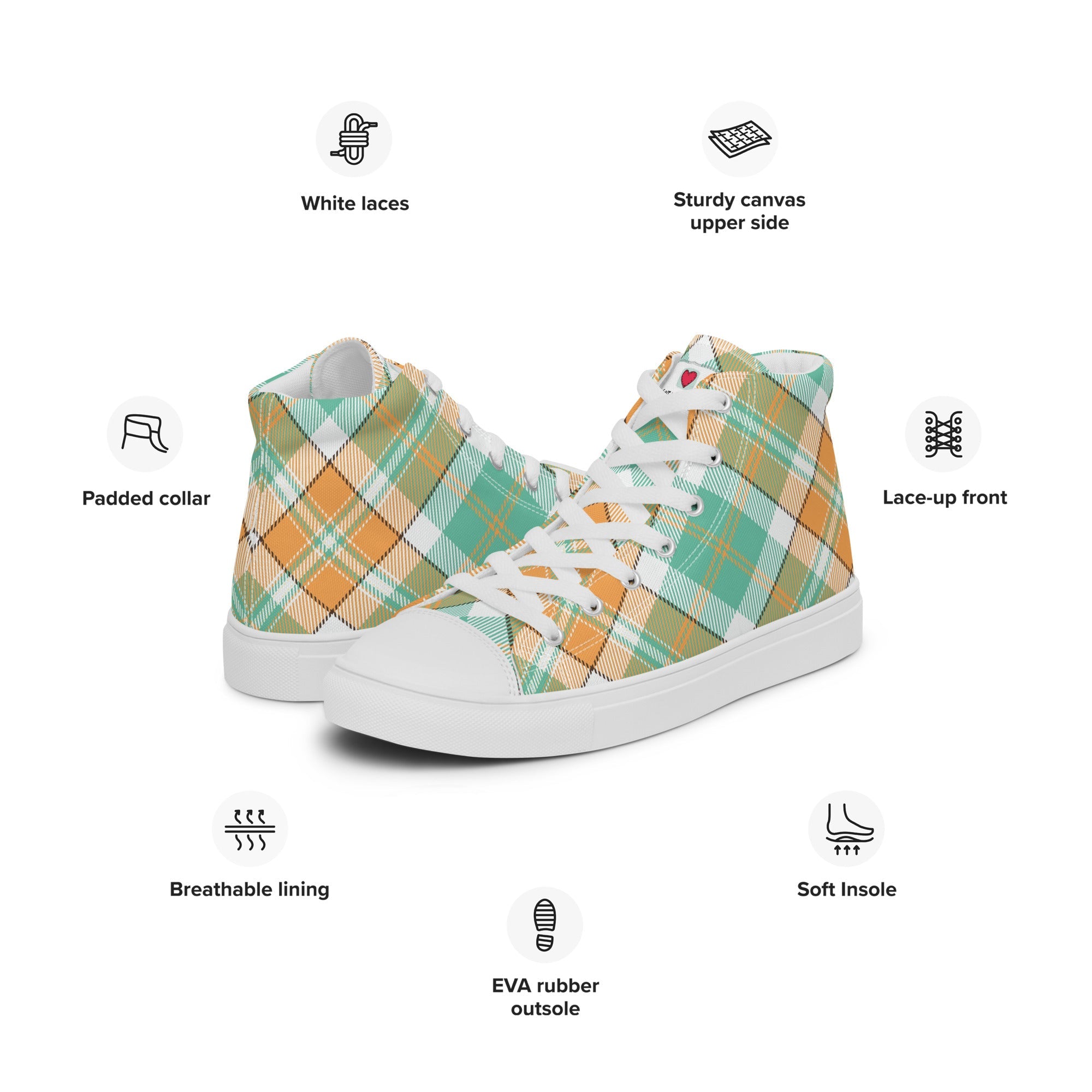 Cool Dad's Commuter Stye Men's High Top Sneakers