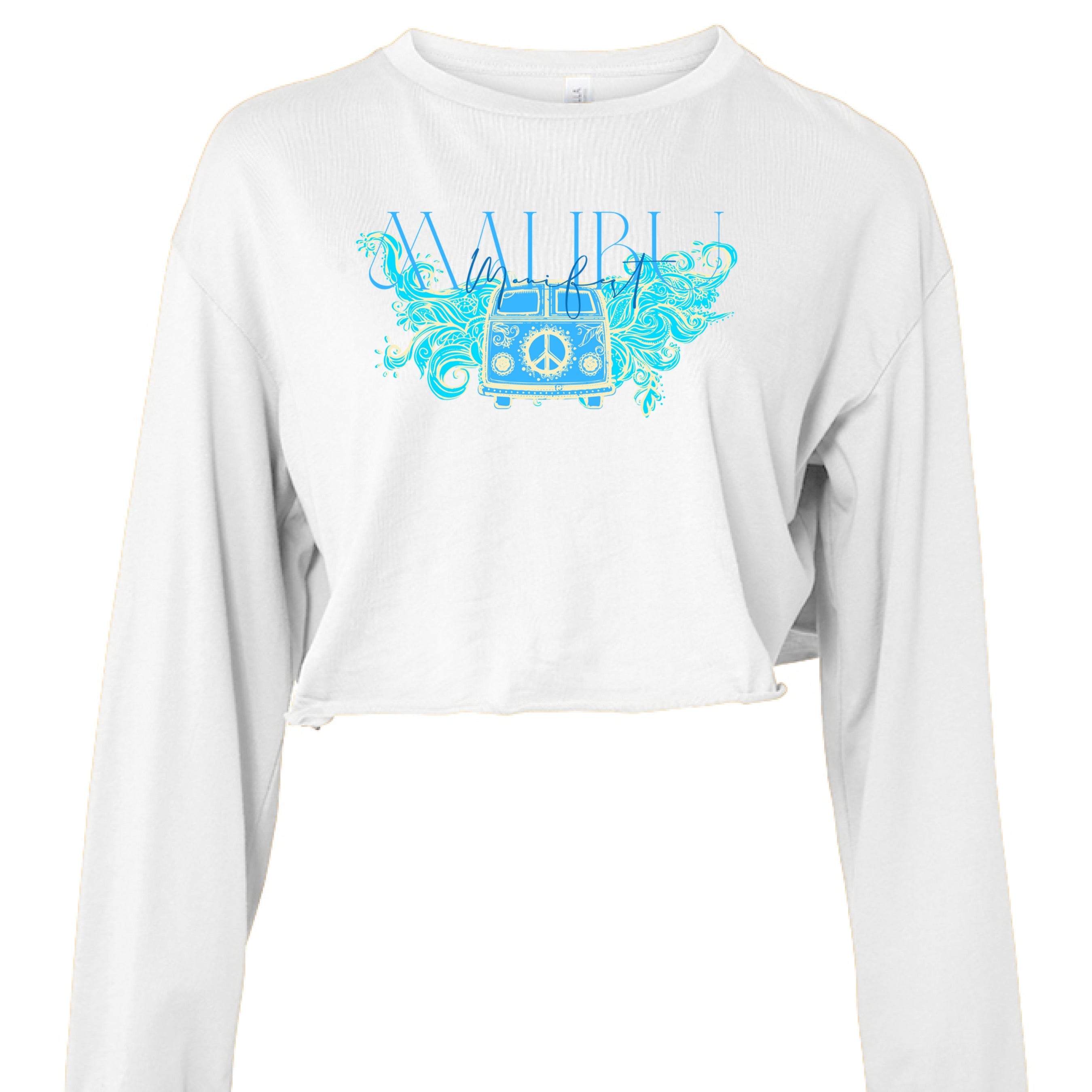 Manifest Malibu – Cropped Long Sleeve Tee – Studio Limited