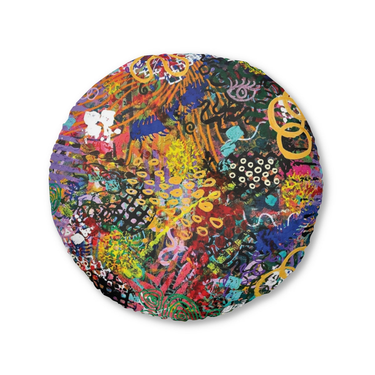 Scene Stealer 1 Tufted Floor Pillow