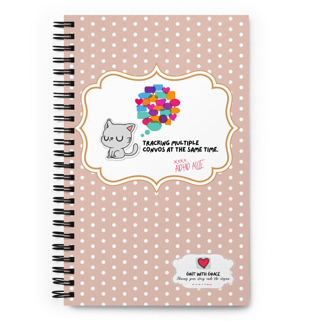 ADHD Allie 'Tracking Multiple Convos' Notebook