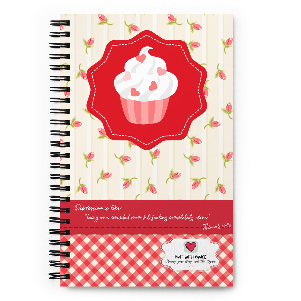 Melancholy Mollie 'Lost Among Many' Reflective Notebook