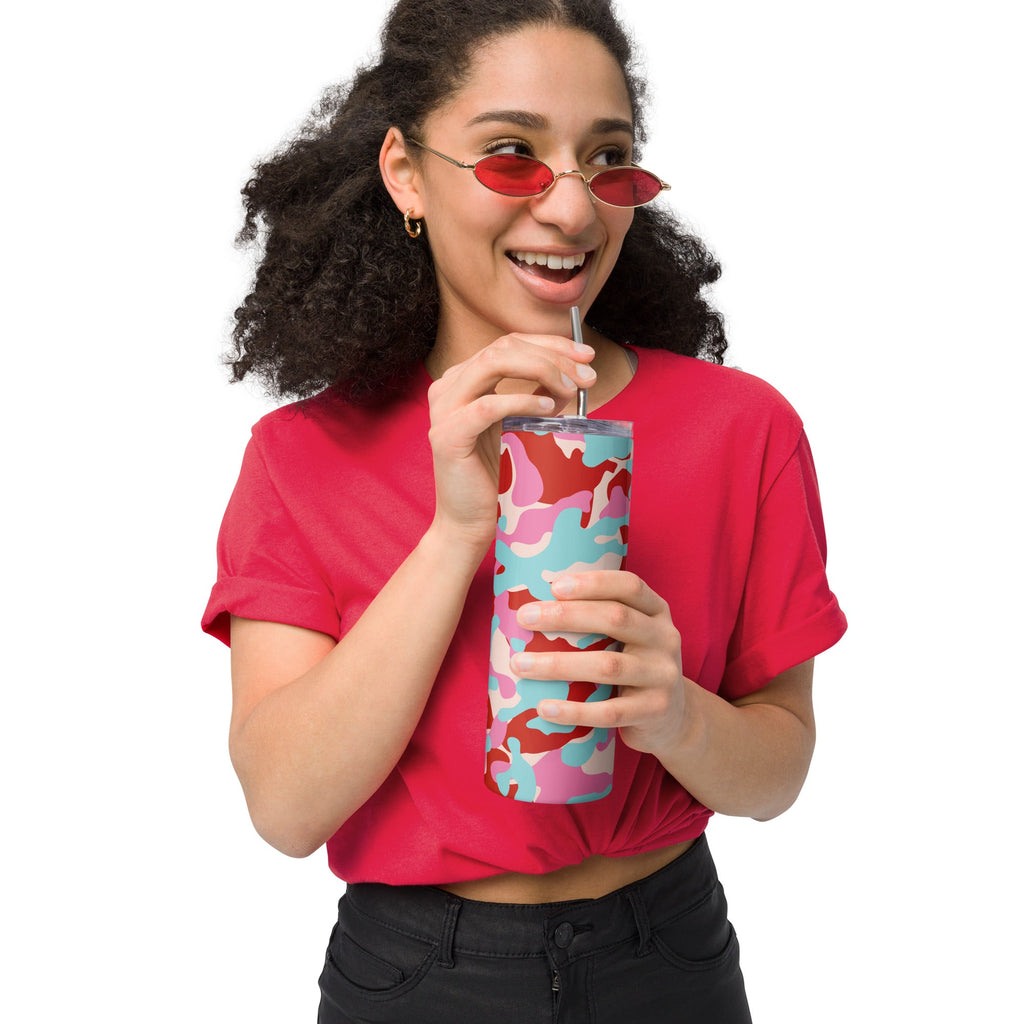 Army Enthusiast Camouflage Party Tumbler
