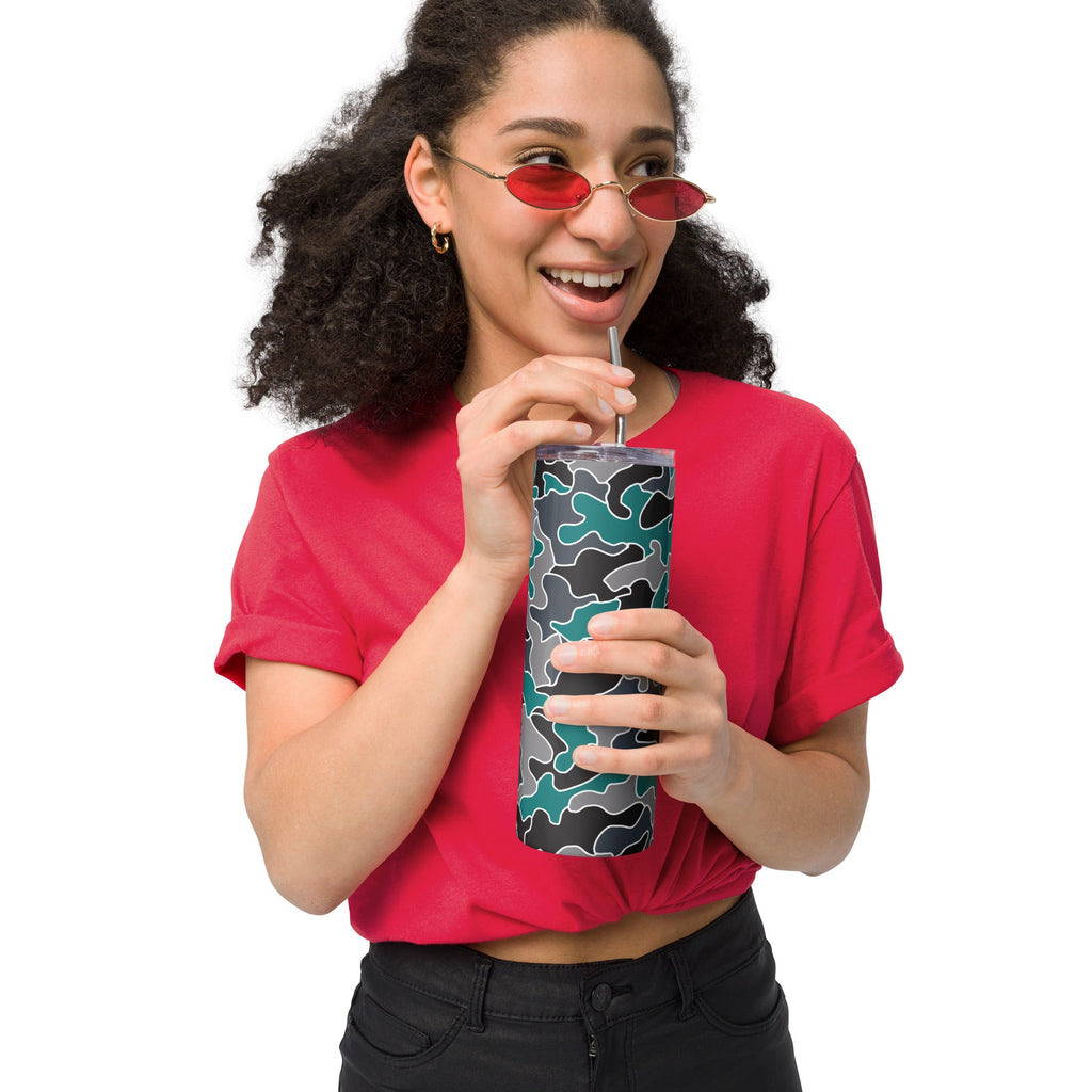 Army Enthusiast Camouflage Party Tumbler