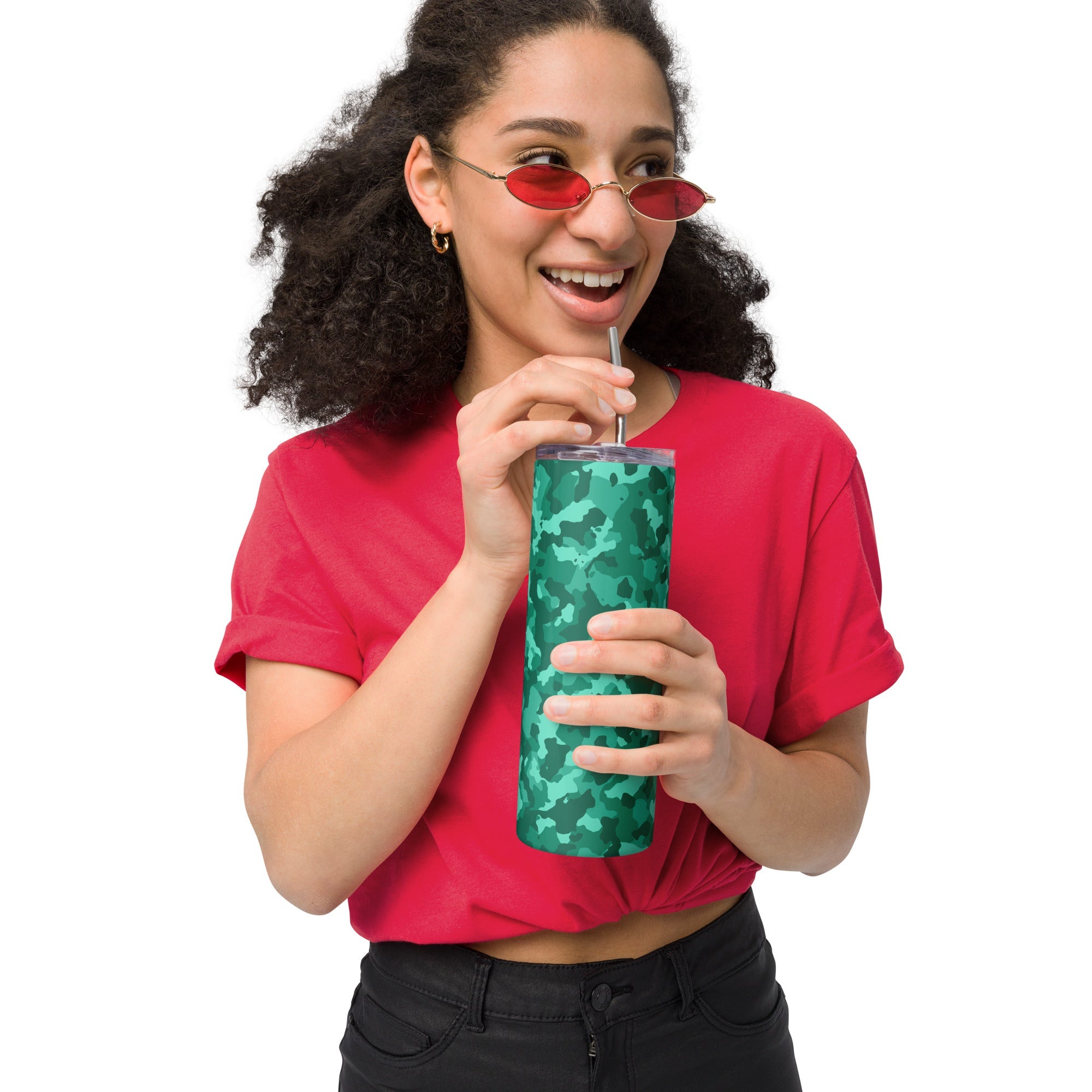 Army Enthusiast Camouflage Party Tumbler