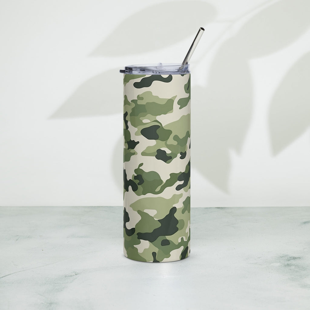 Army Enthusiast Camouflage Stainless Steel Tumbler