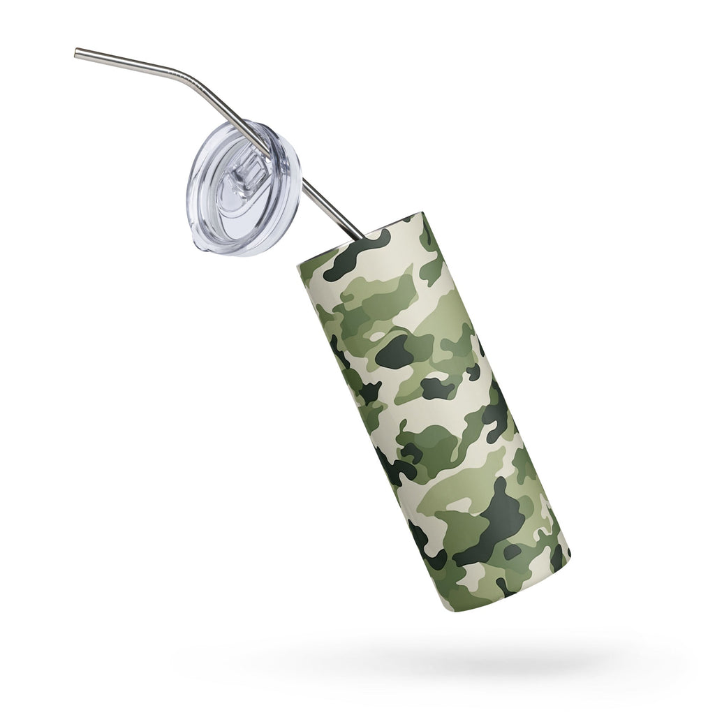 Army Enthusiast Camouflage Stainless Steel Tumbler
