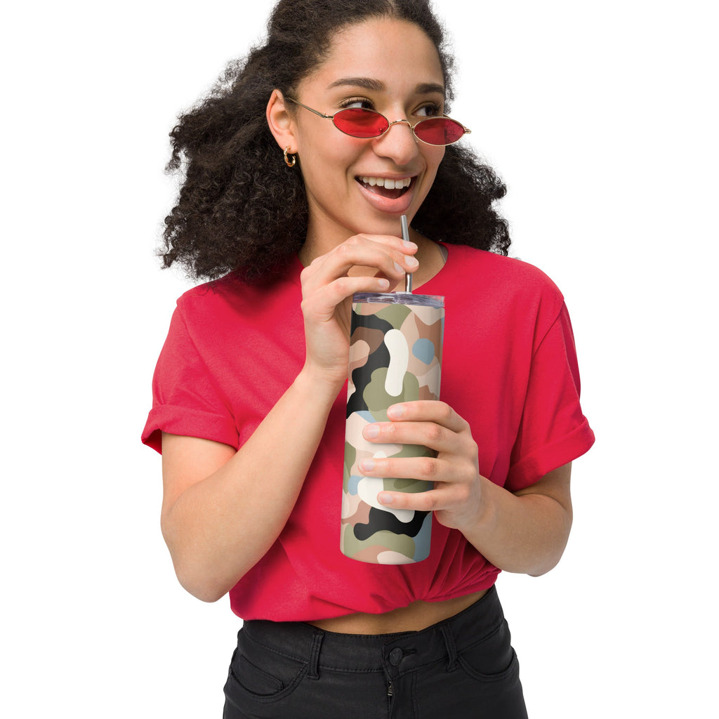 Army Enthusiast Camouflage Party Tumbler