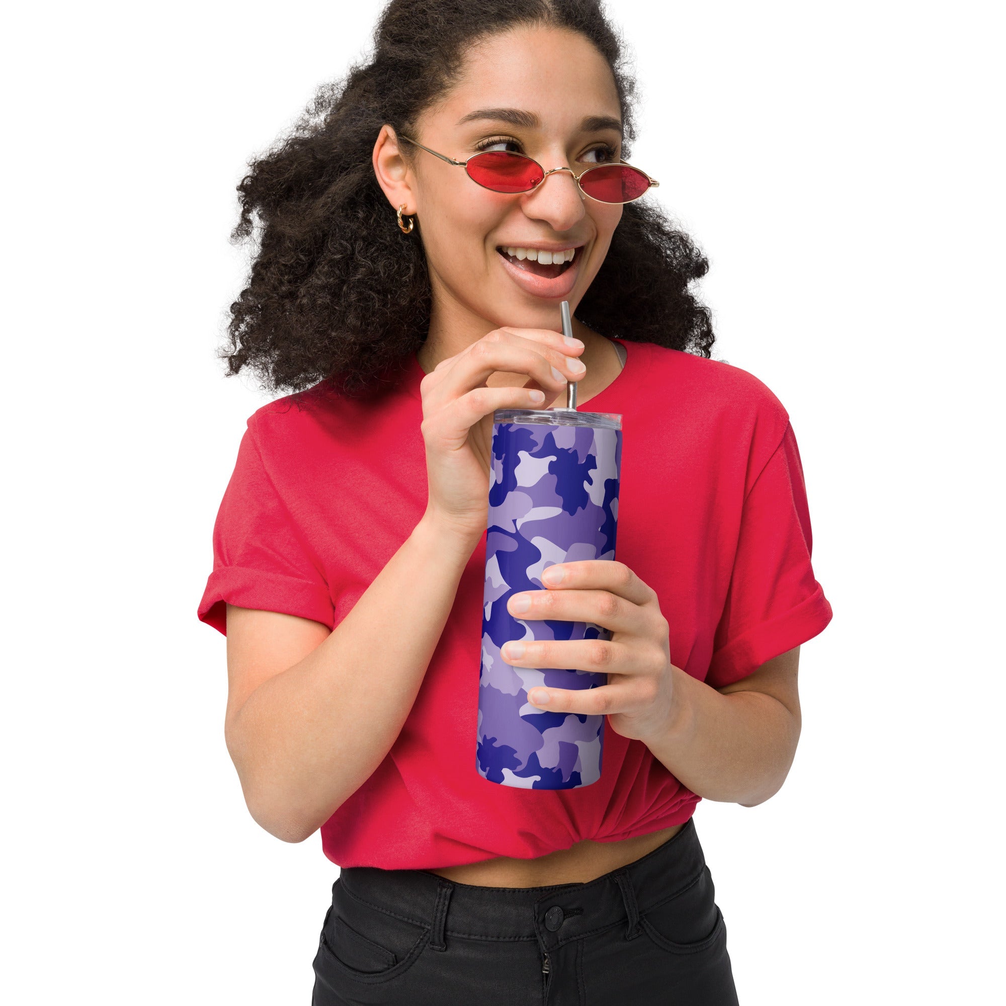 Army Enthusiast Camouflage Party Tumbler