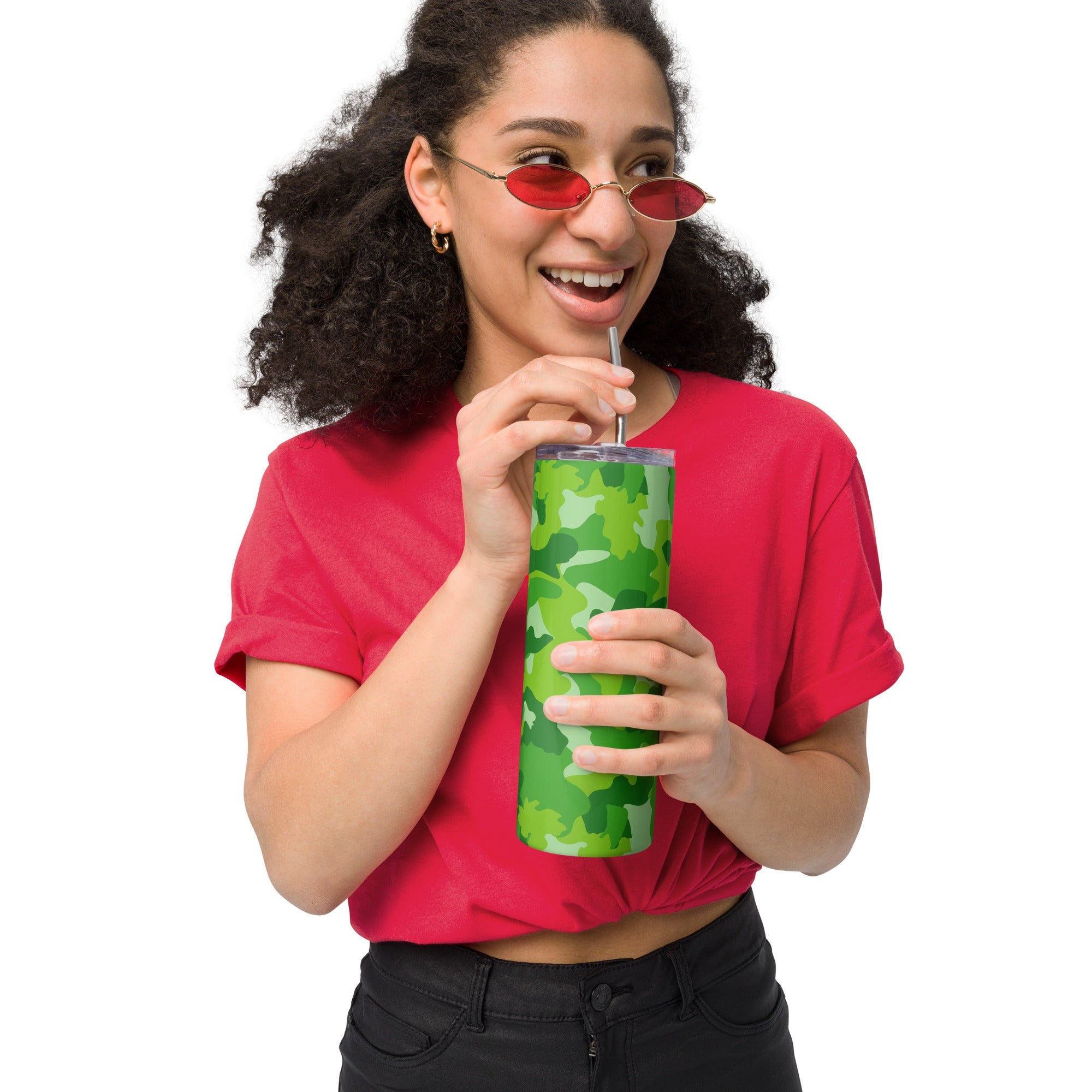 Army Enthusiast Camouflage Party Tumbler
