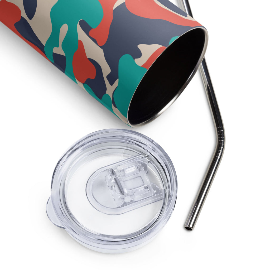 Army Enthusiast Camouflage Party Tumbler