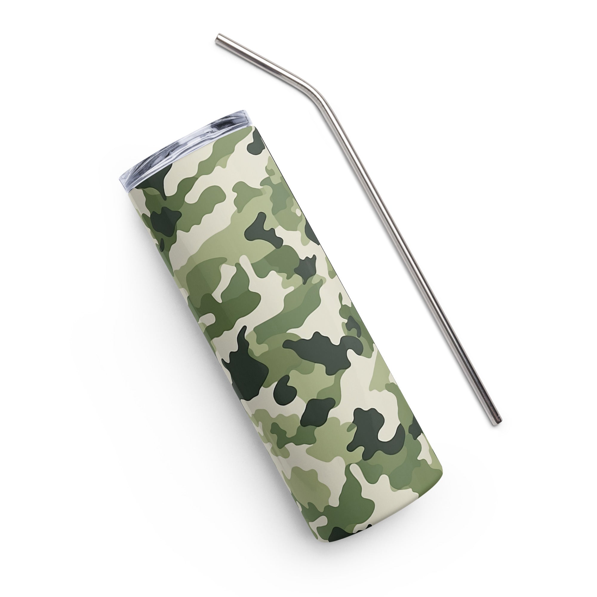 Army Enthusiast Camouflage Stainless Steel Tumbler