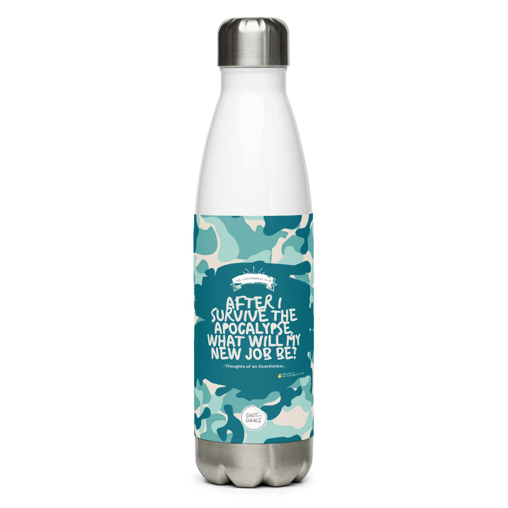 Army Enthusiast Camouflage Steel Water Bottle