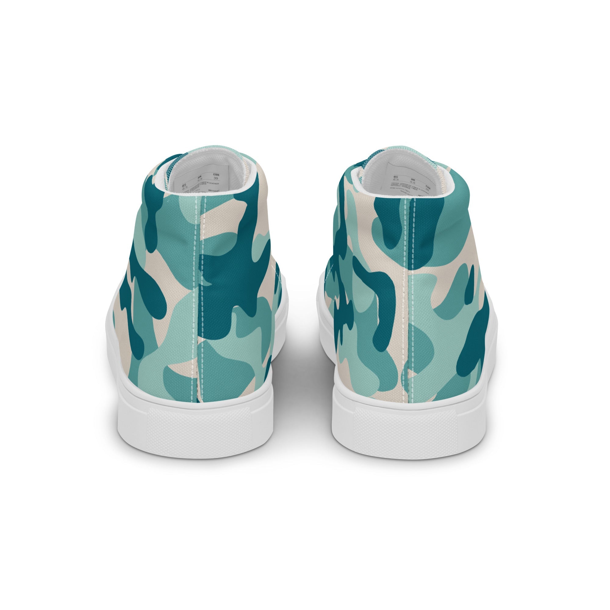 Army Enthusiast Women's High-Top Camouflage Sneakers