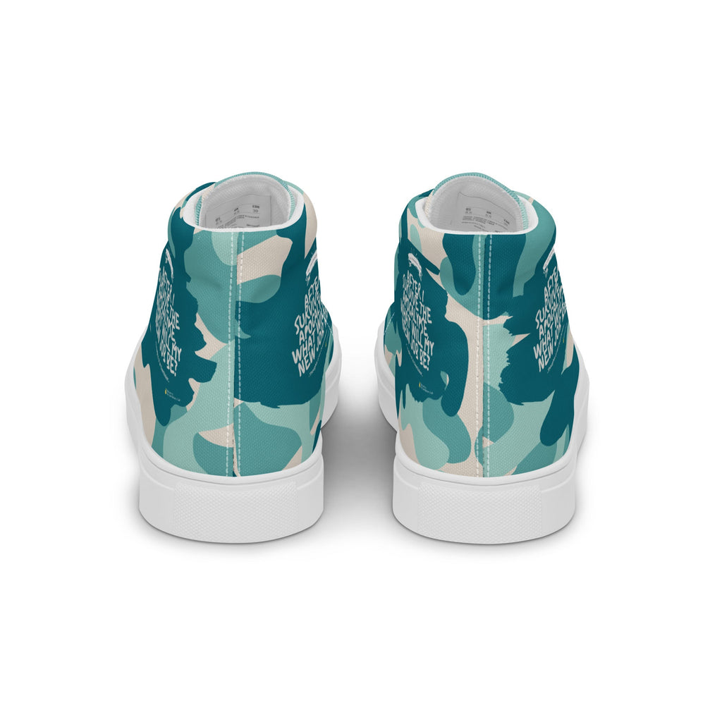 Army Enthusiast Women's High-Top Camouflage Sneakers